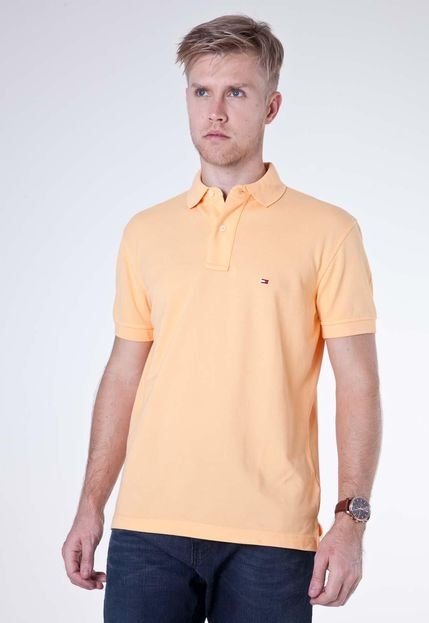 Camisa Polo Tommy Hilfiger Basic Laranja - Marca Tommy Hilfiger