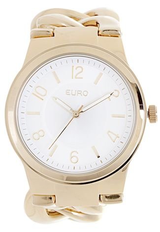 Relógio EU2035QU Dourado/Branco