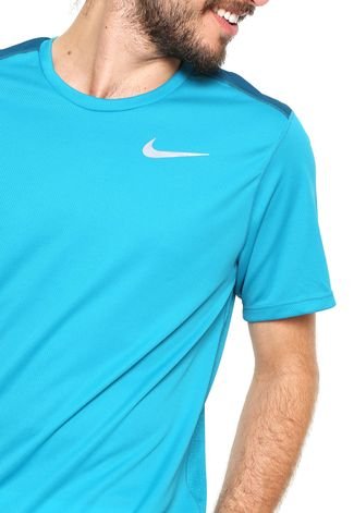 Camiseta Nike Run Top Ss Azul