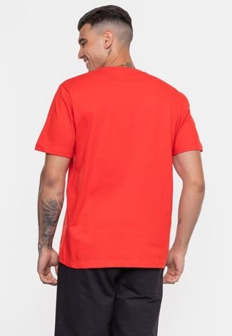 Camiseta HD Termo Redondo Vermelha