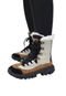 Bota Forrada Neve e Frio Nylon Tratorado Preto/Ferrugem/Cáqui - Marca Sapatos e Botas