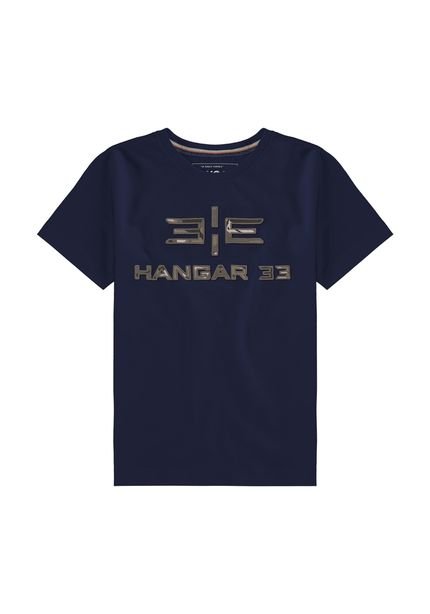 Camiseta Bordado Camuflado - Marca Hangar 33