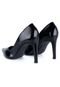 Sapato Feminino Scarpin Salto Bico Fino Elegante Da Moda Preto - Marca Domidona