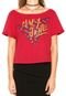 Camiseta Mary Jane Cropped Silk 80 Vermelha - Marca Mary Jane