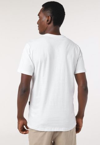Camiseta Oakley Linear Threads Branca Exclusividade Original