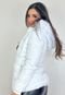 Jaqueta Bobojaco Inverno Capuz Removível Forrada Branco - Marca Cia do Vestido