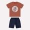 Conjunto Infantil Menino Kyly Laranja - Marca Kyly