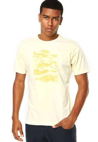 Camiseta Tropical Brasil Basic Amarela