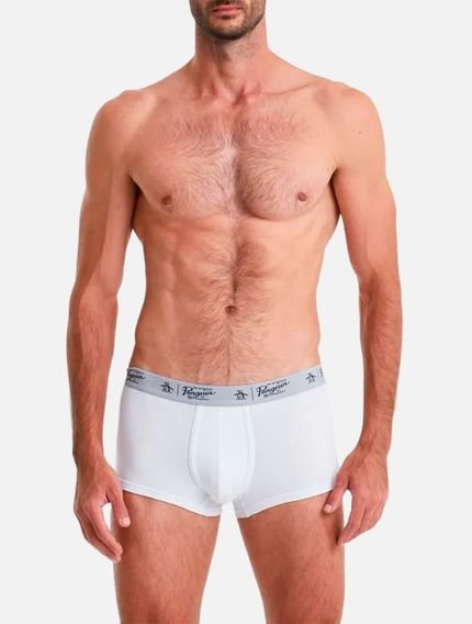 Pack Cueca Original Penguin Boxer BPUUN0001 Branca 3UN - Marca Penguin