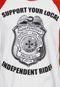 Camiseta Independent Raglan Bad Branca - Marca Independent