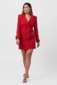 Vestido blazer alfaiataria curto vermelho labrava - Marca Labrava