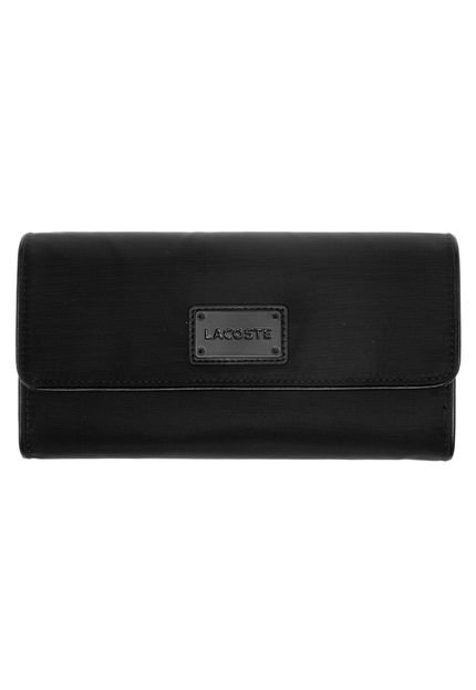 Carteira Lacoste Large Envelope Wallet Preta - Marca Lacoste