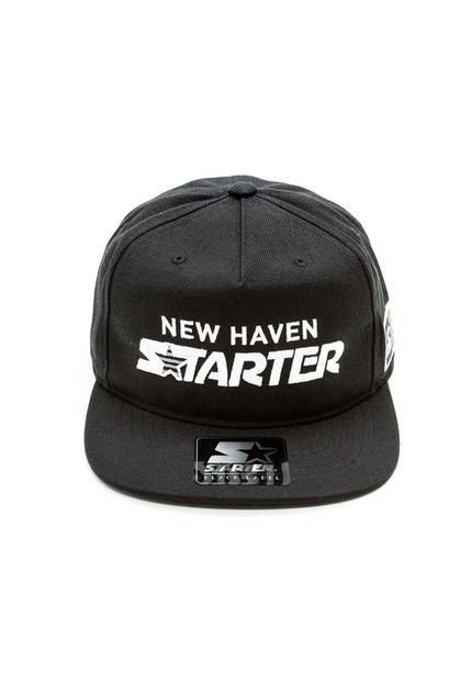Boné Starter Aba Reta Snapback New Haven Preto - Marca STARTER