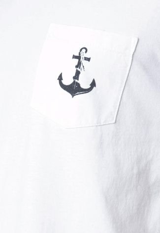 Camiseta Rockstter Navy City Branca