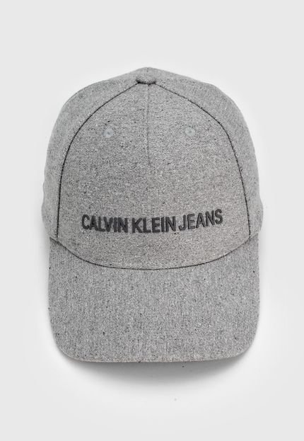 Boné Calvin Klein Logo Cinza - Marca Calvin Klein