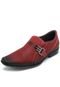 Sapato Social Pegada Textura Vermelho - Marca Pegada