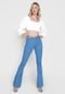 Calça Jeans GRIFLE COMPANY Flare Pespontos Azul - Marca GRIFLE COMPANY