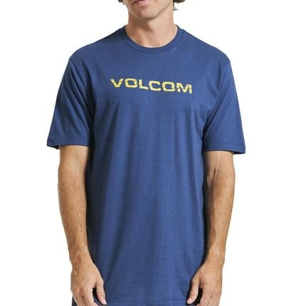 Camiseta Volcom Ripp Euro WT23 Masculina Azul Escuro - Marca Volcom