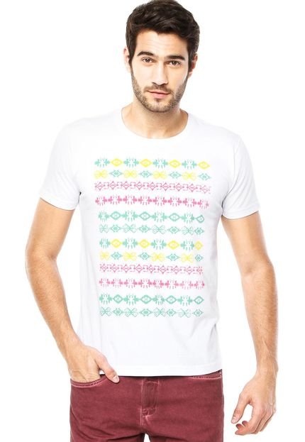 Camiseta FiveBlu Etnic Branca - Marca FiveBlu