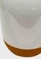 Vaso Cerâmica Jar Vase Classic Pot Glazed Branco 12,7X12,7X20,1Cm - Marca Urban
