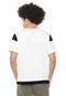 Camiseta Naxos Manga Curta Estampada Branca/Preta - Marca Naxos