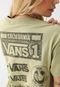 Camiseta Vans Oversized Estampada Verde - Marca Vans