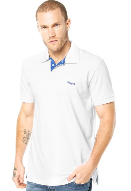 Camisa Polo Wrangler New Basic Branca - Marca Wrangler