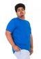 Camiseta Masculina Plus Size Básica Techmalhas Azul Royal - Marca TECHMALHAS