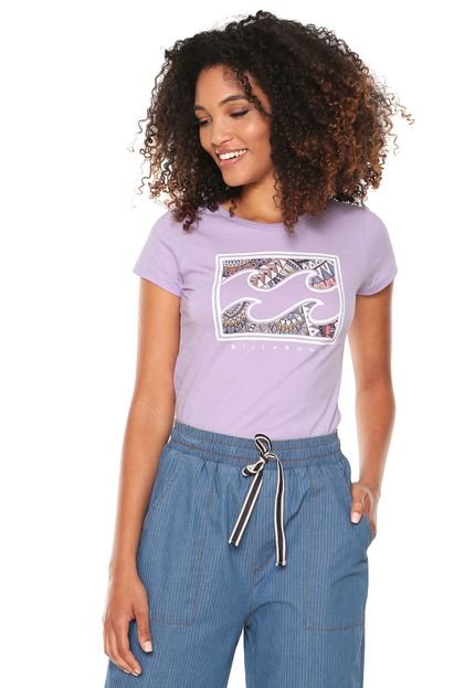 Camiseta Billabong Girls Colors Show Lilás - Marca Billabong Girls