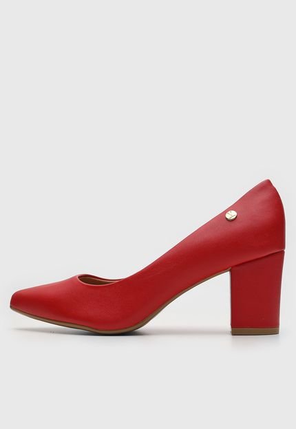 Scarpin Vizzano Liso Vermelho - Marca Vizzano