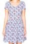 Vestido MRC Curto Floral Azul - Marca MR. C