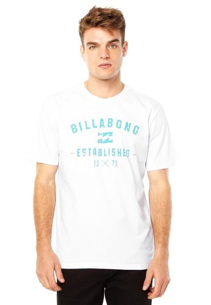 Camiseta Billabong Logo Branca - Marca Billabong