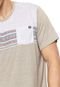 Camiseta Billabong Team Stripe  Bege - Marca Billabong