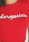 Camiseta Aeropostale Logo Vermelha - Marca Aeropostale