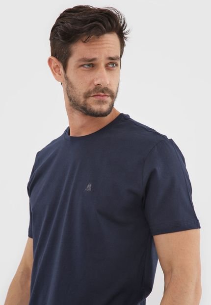 Camiseta Polo Wear Logo Azul-Marinho - Marca Polo Wear