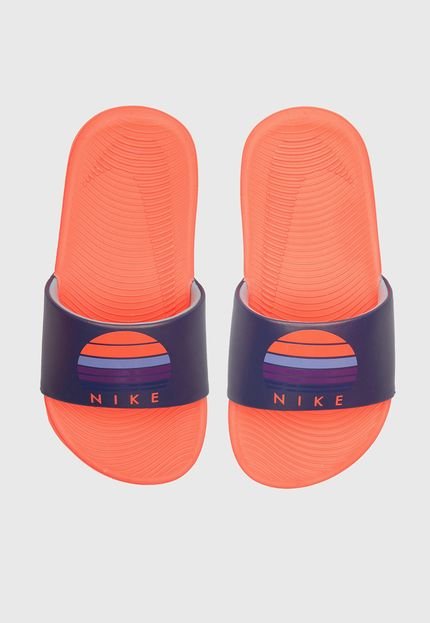 Chinelo Slide Nike Infantil Kawa Se 2 Bgp Roxo/Laranja - Marca Nike