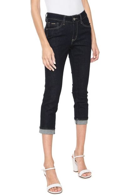 Calça Jeans Osmoze Skinny Cropped Azul-marinho - Marca Osmoze