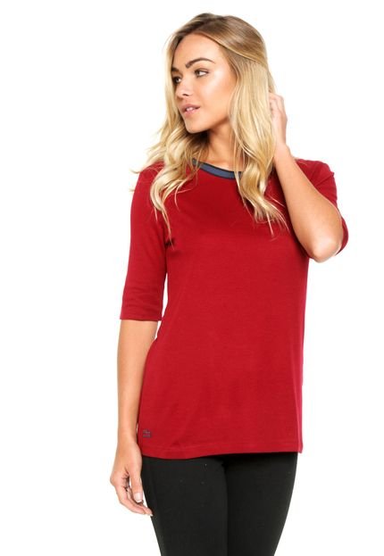 Camiseta Lacoste Reta Vermelha - Marca Lacoste