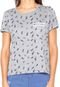 Blusa FiveBlu Estampada Cinza - Marca FiveBlu