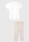 Conjunto 2pçs adidas Originals Curto Infantil Tee Dress Set Branco/Rosa - Marca adidas Originals