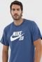 Camiseta Nike SB Logo Azul - Marca Nike SB