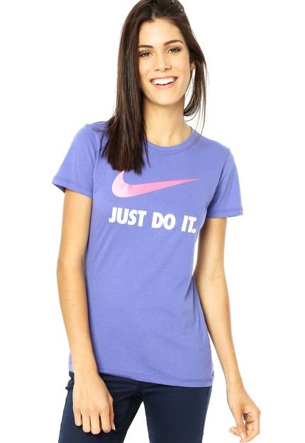 Camiseta Nike Sportswear Swoosh Roxa - Marca Nike Sportswear