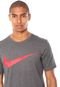 Camiseta Nike Sportswear Tee Hangtag Swoosh Cinza - Marca Nike Sportswear