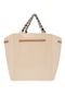 Bolsa Petite Jolie Big Shop Berlin PVC Bege - Marca Petite Jolie