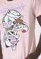 Camiseta Ed Hardy Sailor Skull Rosa - Marca Ed Hardy