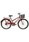 Bicicleta Aro 26 V-Brake Grace Vermelha Athor - Marca Athor Bikes