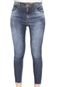 Calça Jeans Zune Skinny Cropped Dobra Azul - Marca Zune