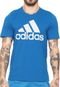 Camiseta adidas Ess Linear Tee Azul - Marca adidas Performance