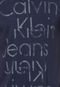 Camiseta Calvin Klein Jeans Escritos Azul Marinho - Marca Calvin Klein Jeans