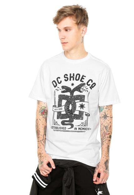 Camiseta DC Shoes Dealdly Branca - Marca DC Shoes